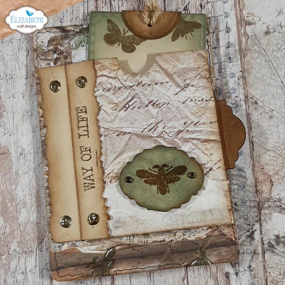 Elizabeth Craft Designs ATC *Special Kit* Die & Stamp ONLY (no planner)
