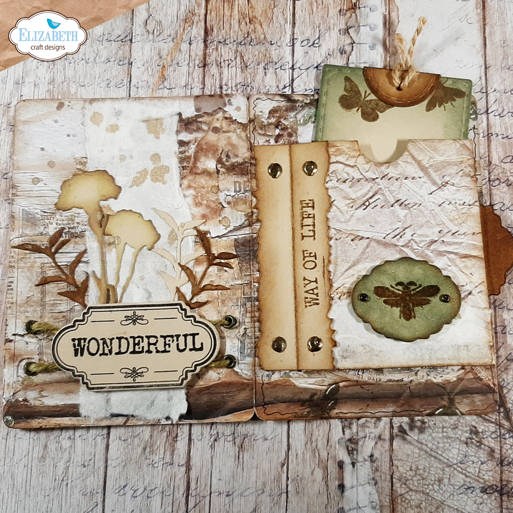 Elizabeth Craft Designs ATC *Special Kit* Die & Stamp ONLY (no planner)