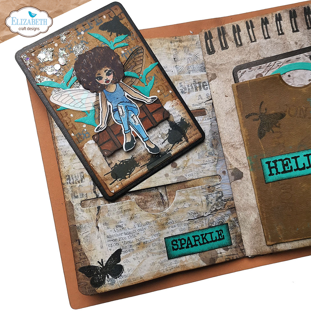Elizabeth Craft Designs ATC *Special Kit* Die & Stamp ONLY (no planner)