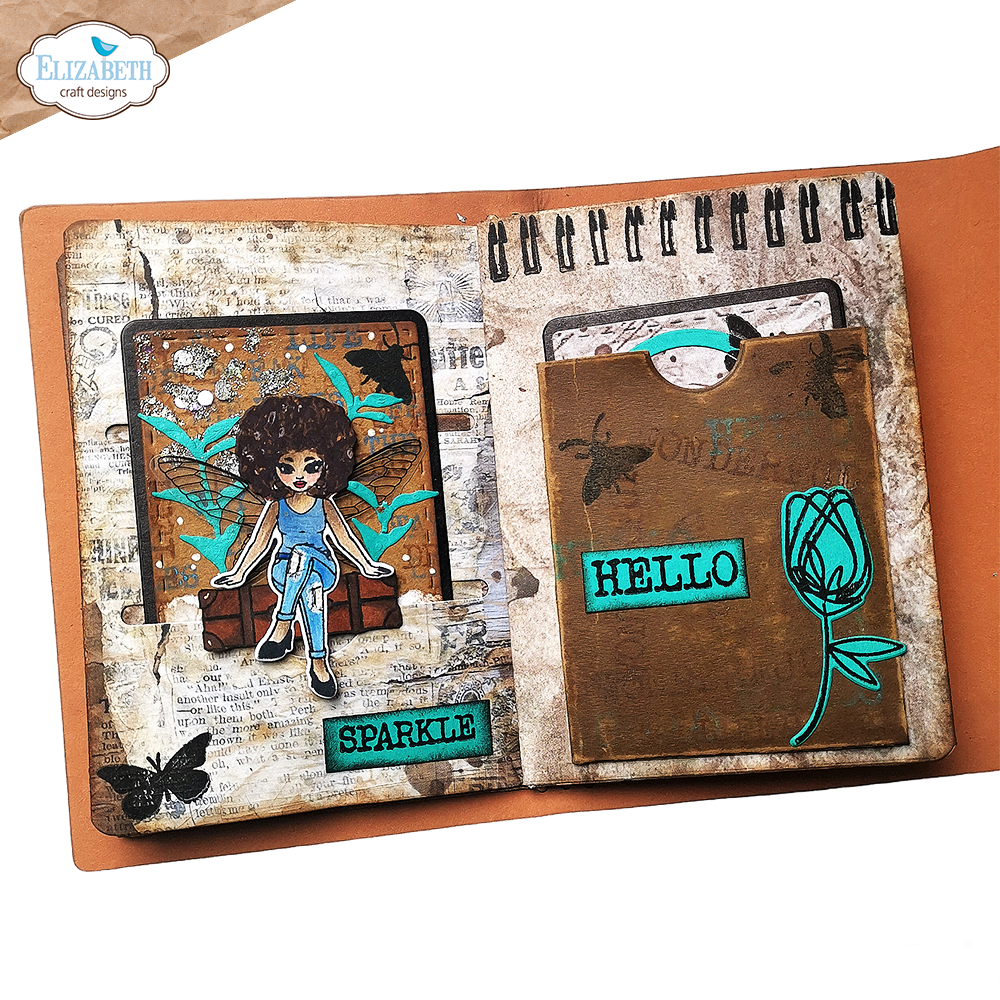 Elizabeth Craft Designs ATC *Special Kit* Die & Stamp ONLY (no planner)