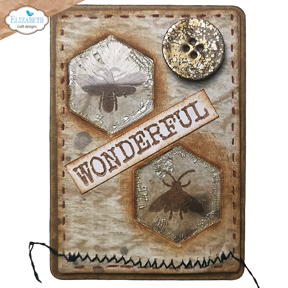Elizabeth Craft Designs ATC *Special Kit* Die & Stamp ONLY (no planner)