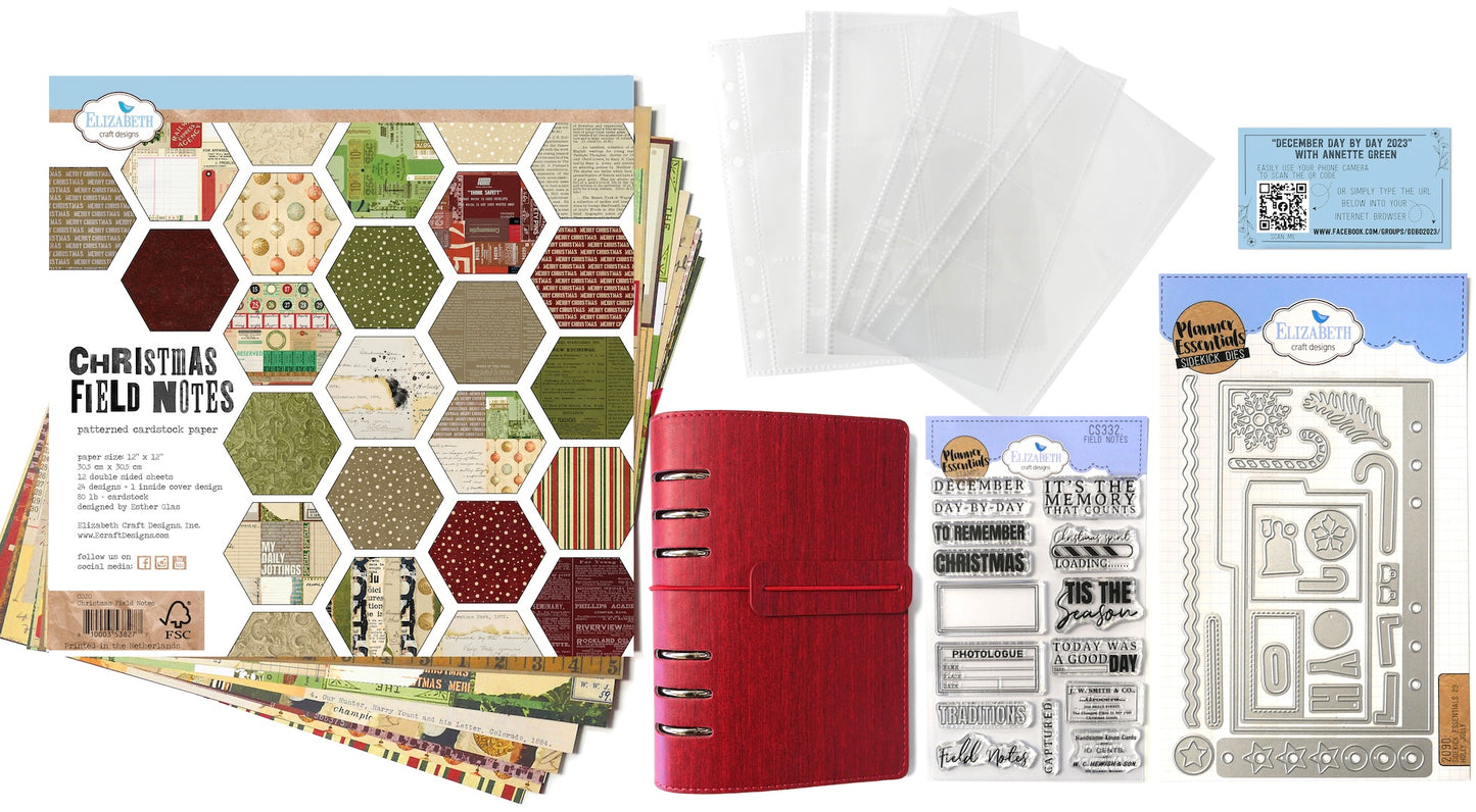 Elizabeth Craft Designs December Day by Day 2023 Sidekick Class Kit