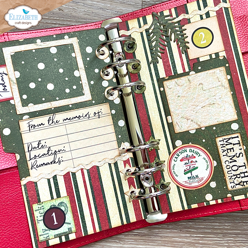Elizabeth Craft Designs December Day by Day 2023 Sidekick Class Kit (Desert Sand)