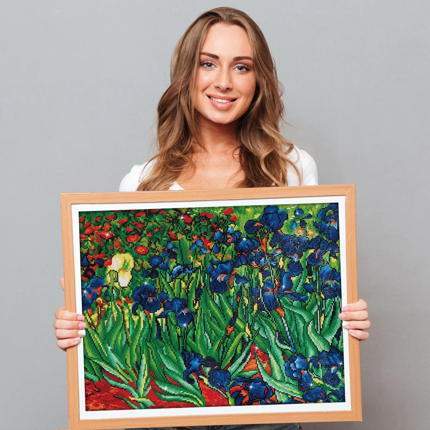 Diamond Dotz Irises (Van Gogh)