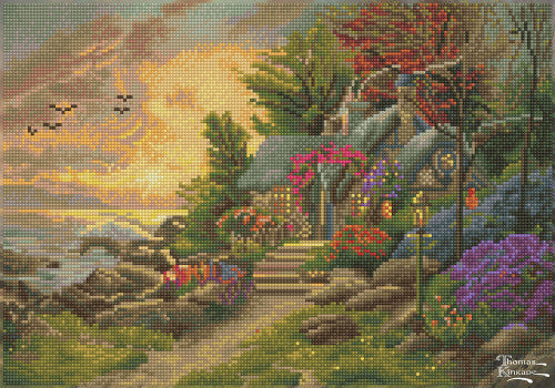 Diamond Dotz Thomas Kinkade Seaside Hideaway
