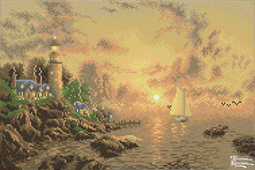 Diamond Dotz Thomas Kinkade The Sea of Tranquility