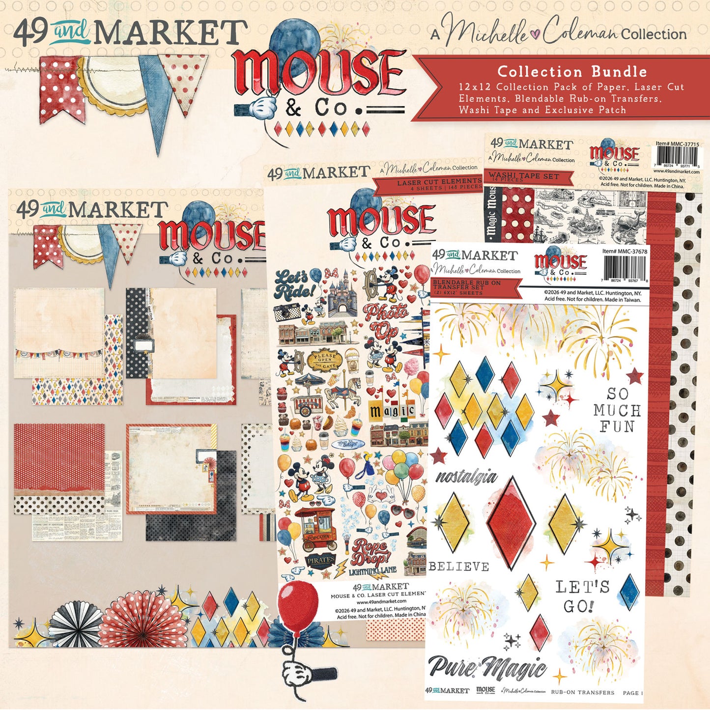 49 & Market Mouse & Co. Bundle Collection with Patch