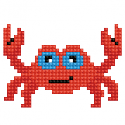 Diamond Dotz Crab with Frame