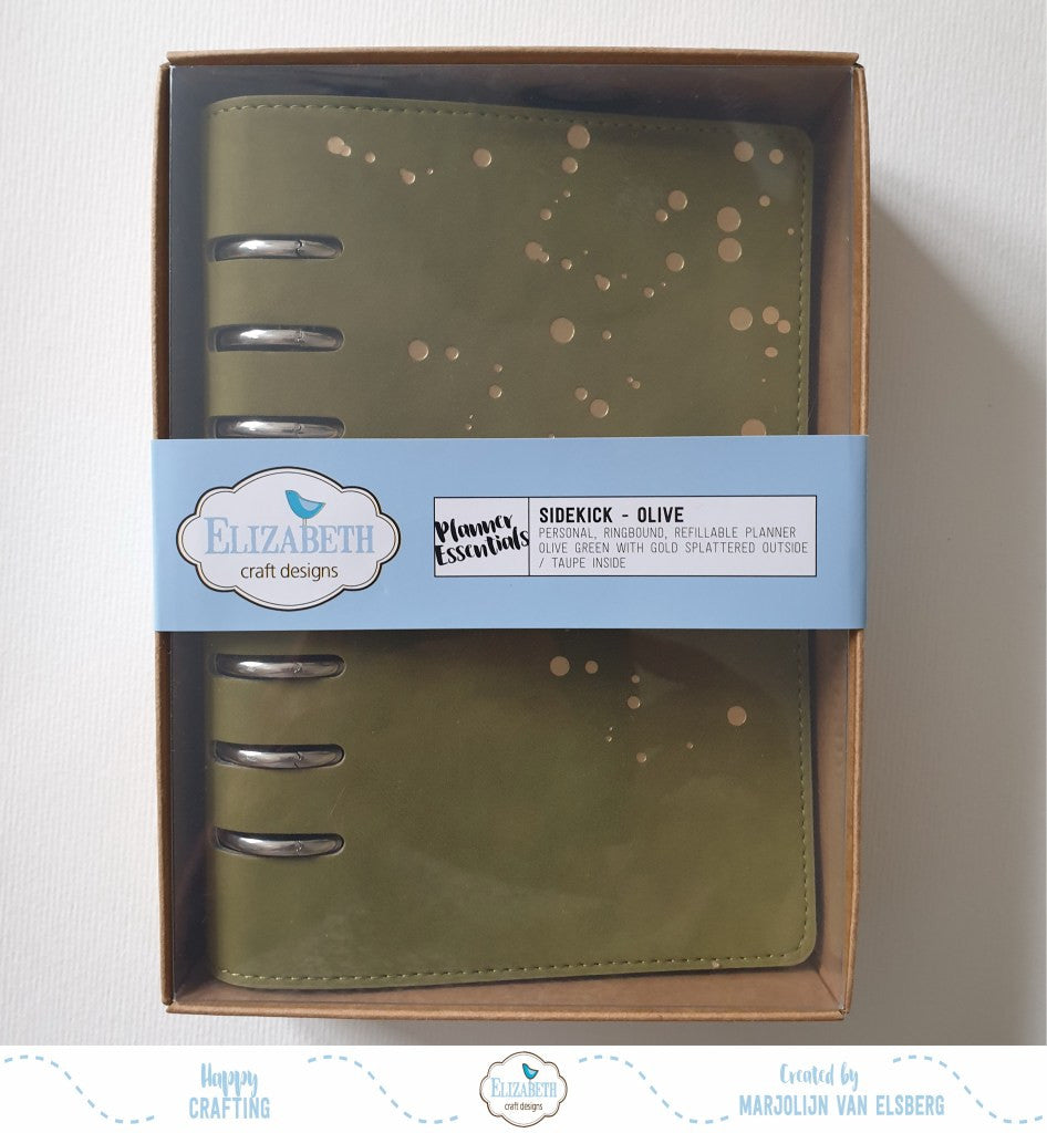 Elizabeth Craft Sidekick Planner Olijf