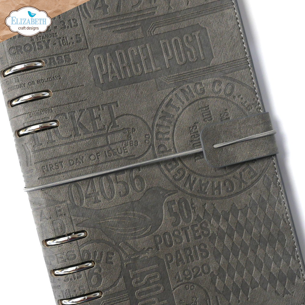 Elizabeth Craft Designs A5 Planner - Taupe