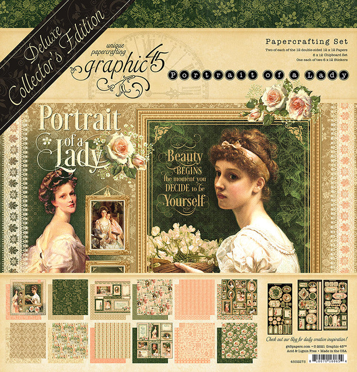 Afbeelding 45 Portret van een dame 30 x 30 cm Deluxe Collector's Edition