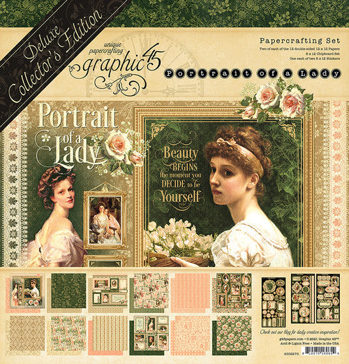 Afbeelding 45 Portret van een dame 30 x 30 cm Deluxe Collector's Edition