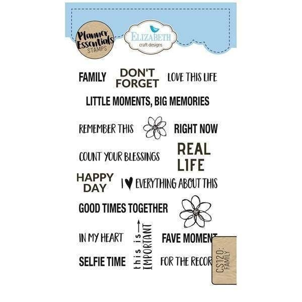 Familia de sellos Elizabeth Craft Planner Essentials