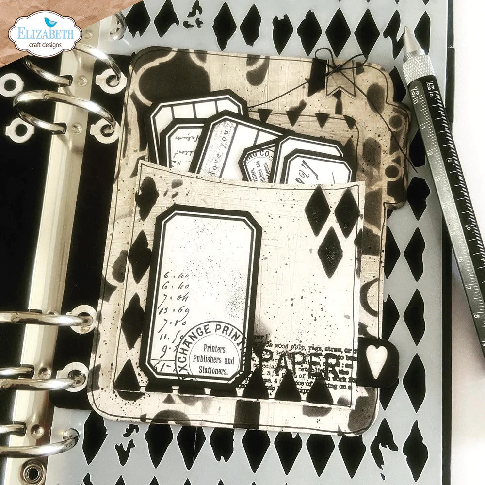 Elizabeth Craft Designs Planner Essentials Planner Stencils 3