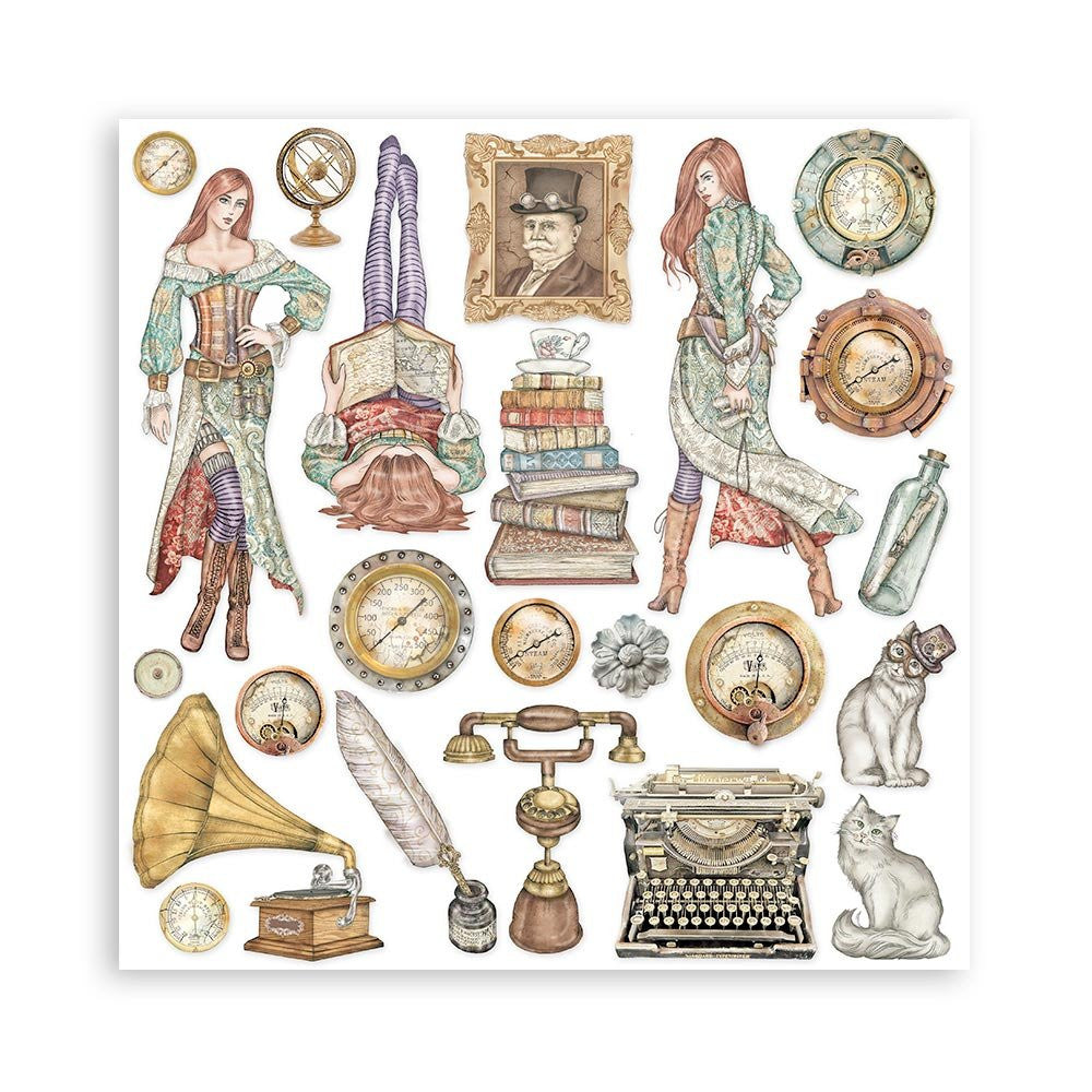 Stamperia (8"x8") dubbelzijdig papierpakket - Lady Vagabond Lifestyle
