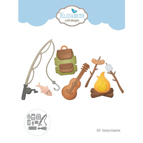 Elizabeth Craft Troqueles de metal Accesorios para acampar