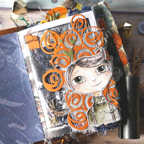 Elizabeth Craft Cinnamon Background Die Set