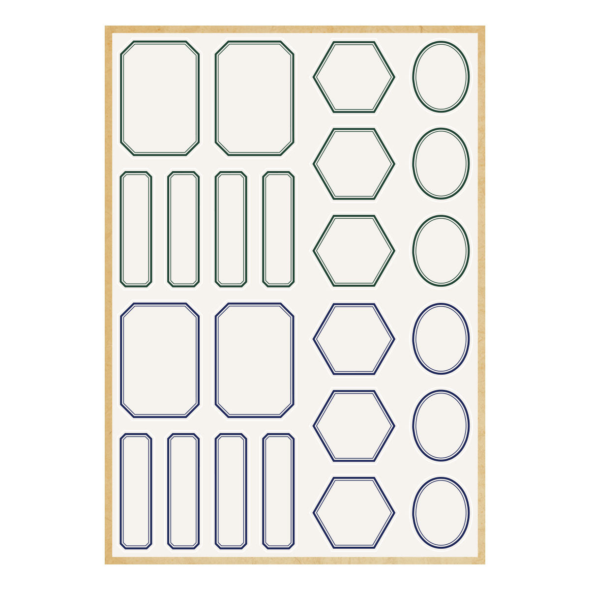 Keepsake Studio Book 10 Borders & Labels Stickers by Esther Glas