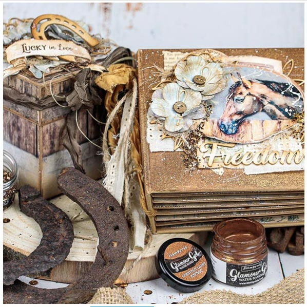 Stamperia 30 x 30 cm romantisch paardenpapierpakket