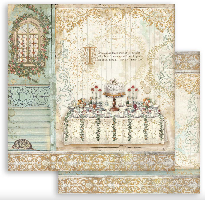 Stamperia Sleeping Beauty (12"x12") Double Face Paper Pack