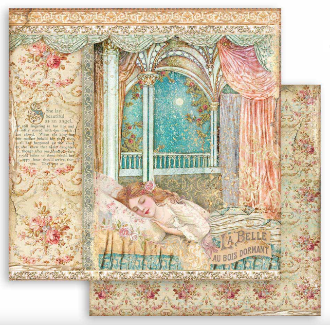 Stamperia Sleeping Beauty (12"x12") Double Face Paper Pack