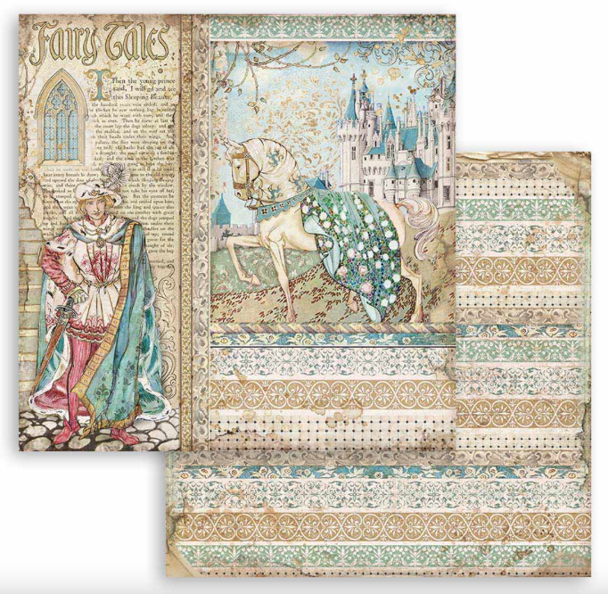 Stamperia Sleeping Beauty (12"x12") Double Face Paper Pack