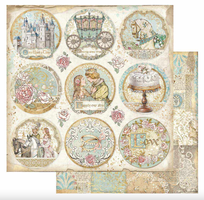 Stamperia Sleeping Beauty (12"x12") Double Face Paper Pack