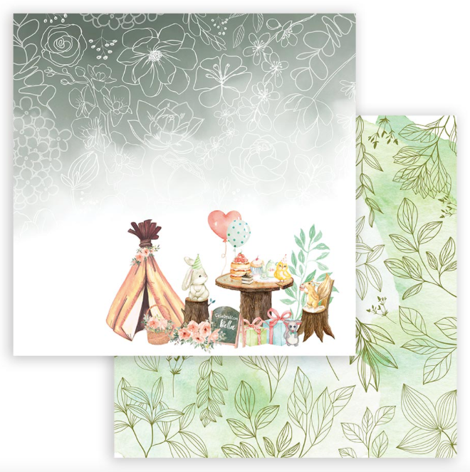 Stamperia Celebration 8" x 8" papiercollectie
