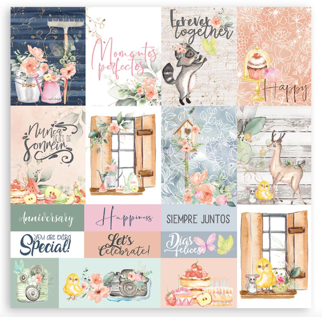 Stamperia Celebration 8" x 8" papiercollectie