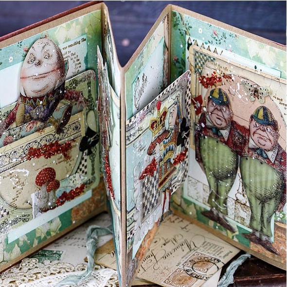 Stamperia Clear Die Cuts - Alice Through The Looking Glass