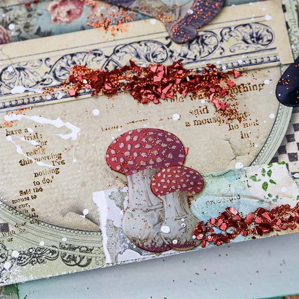 Stamperia Alice Through The Looking Glass 8" x 8" papiercollectie