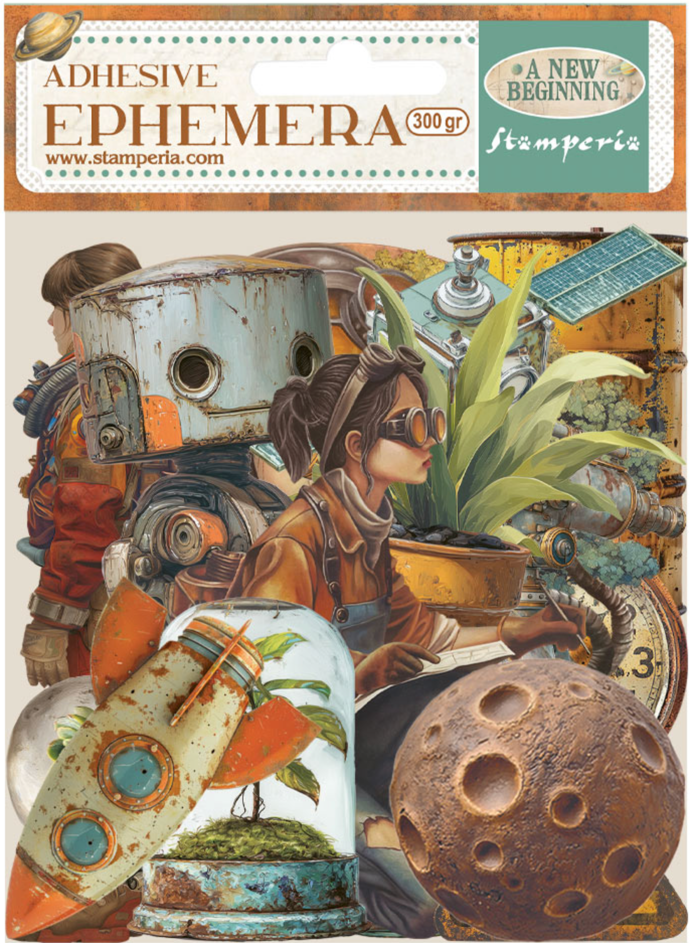 Stamperia A New Beginning Adhesive Ephemera