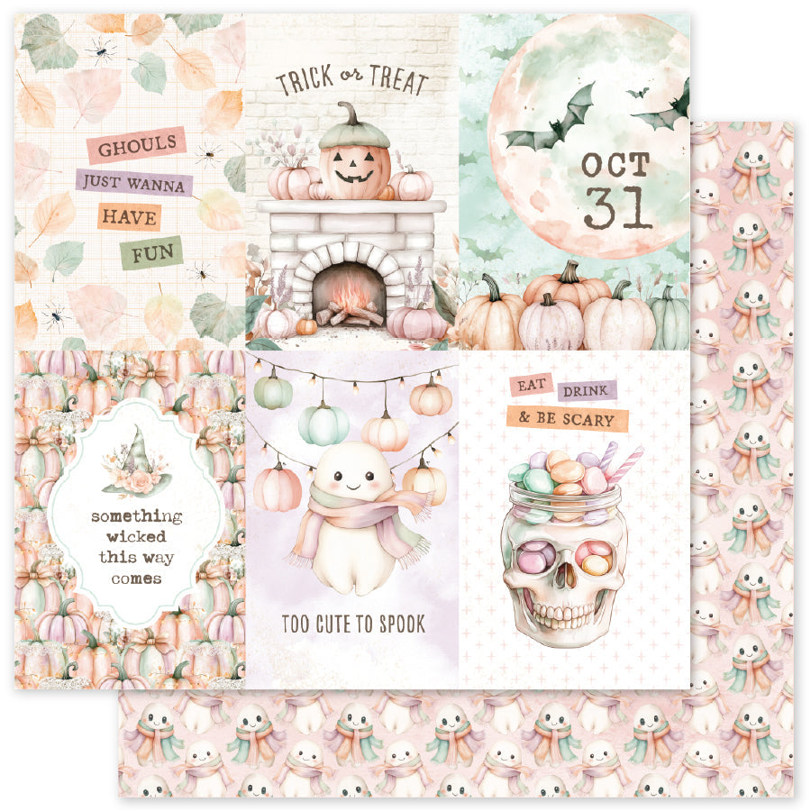Paper Rose Studio Sweet & Spooky 12x12 Paper Collection