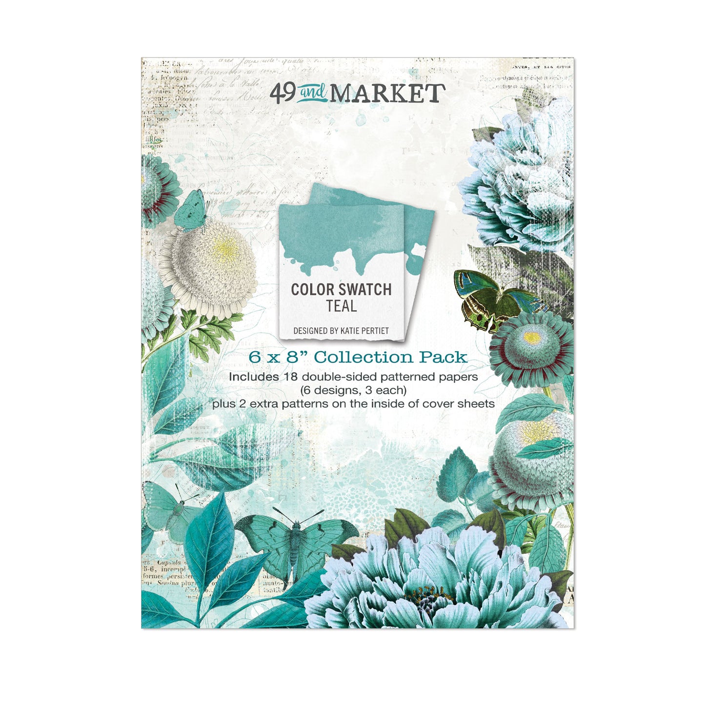 49 & Market Color Swatch Teal 6 x 8 Collection Pack