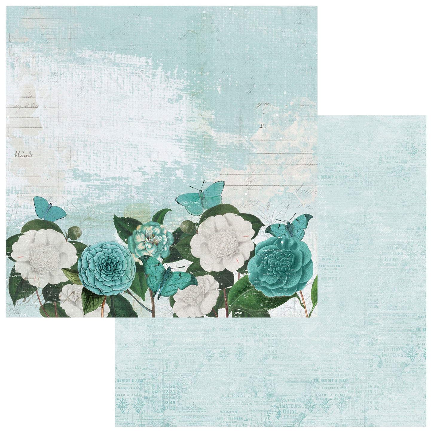 49 & Market Color Swatch Teal 12x12 Collection Pack