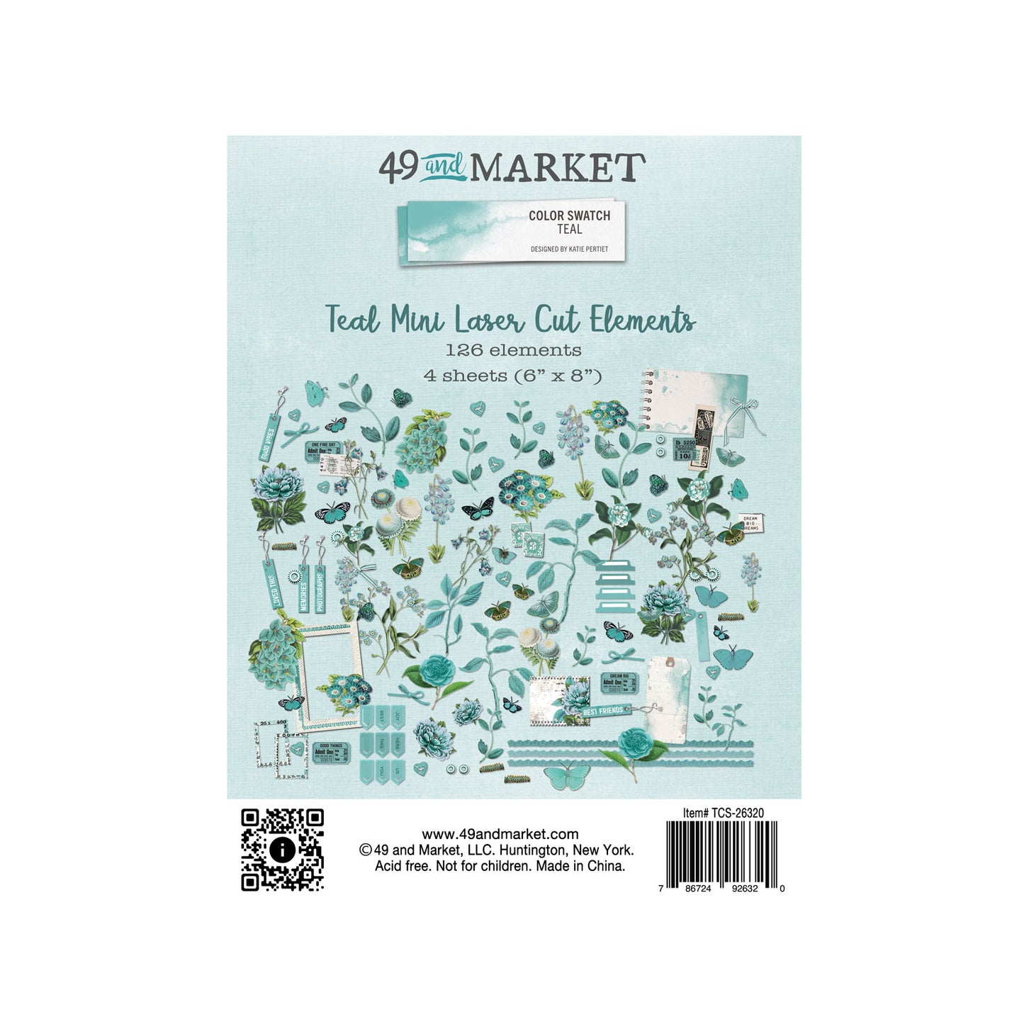 49 & Market Color Swatch Teal Essentials Project Tote Bundle