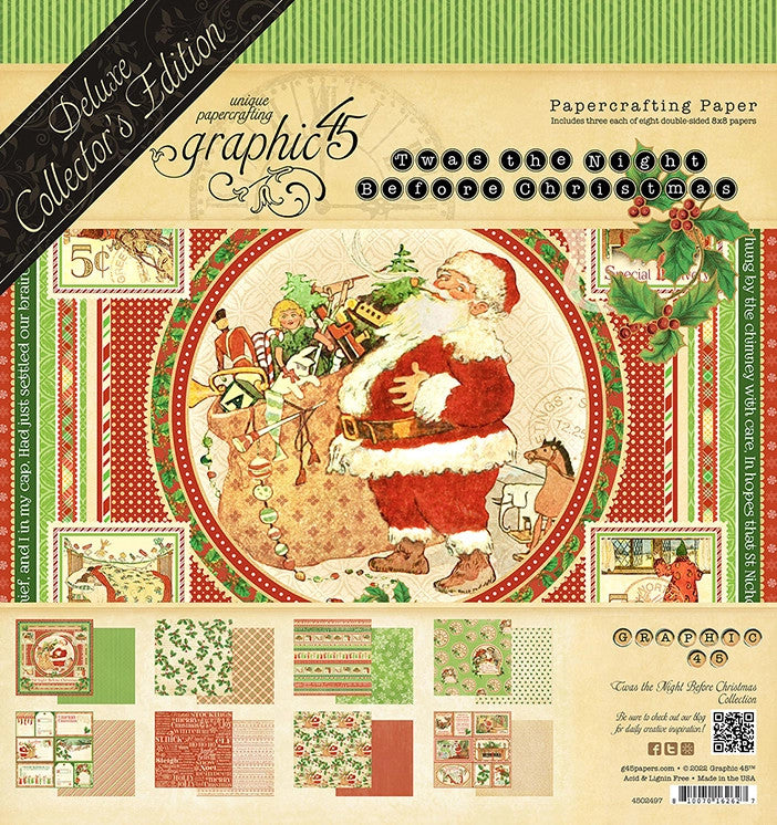 Graphic 45 Twas the Night Before Christmas Interactive Album
