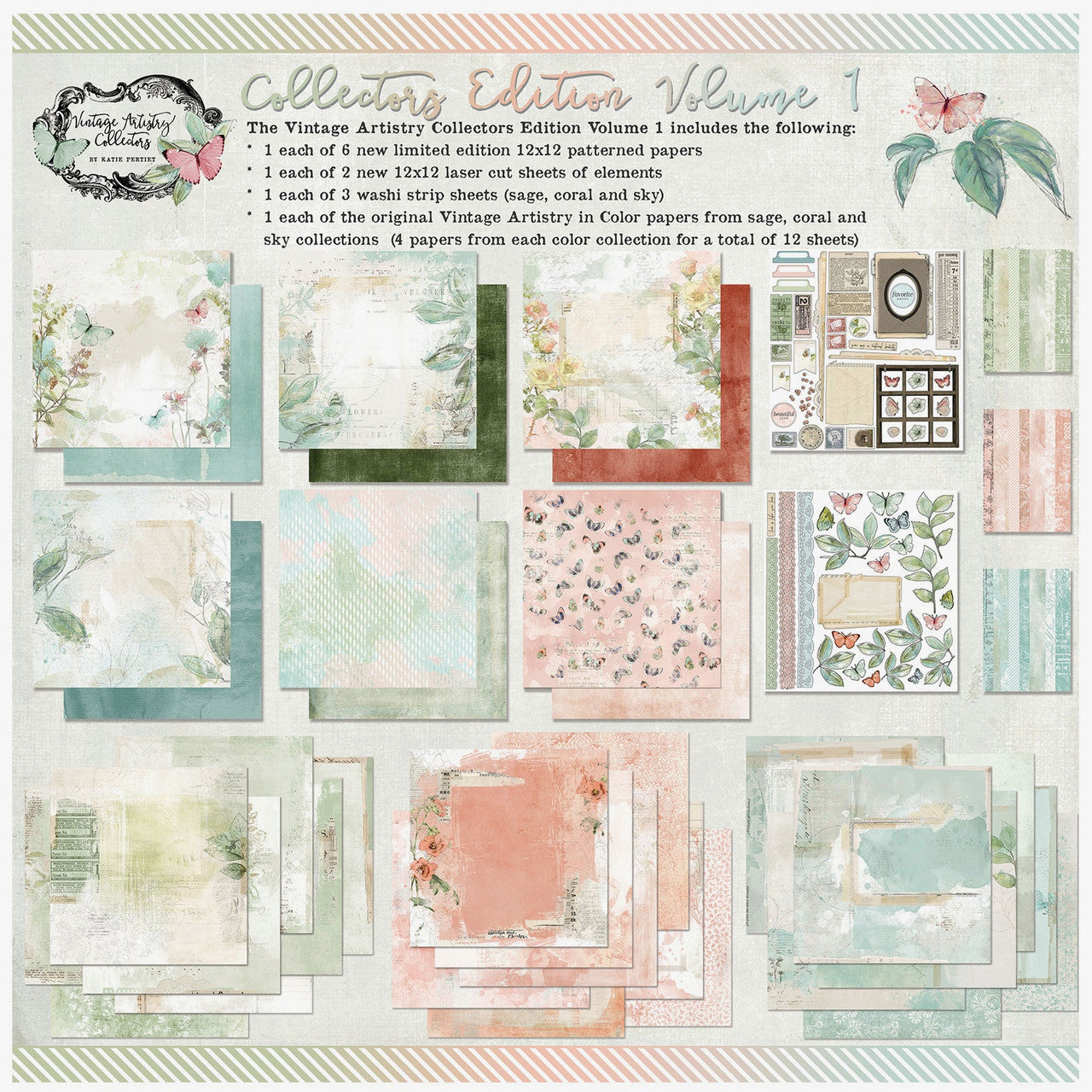 49 & Market Vintage Artistry in Color Edición para coleccionistas Volumen 1 - Colección 12 x 12