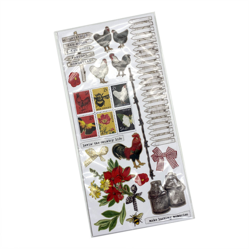 49 and Market Vintage Artistry Countryside Laser Cut Elements
