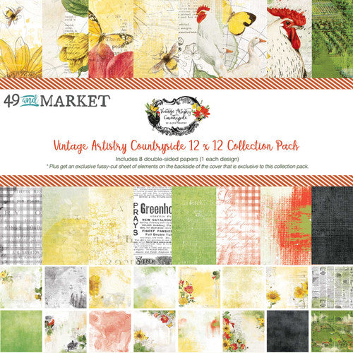 49 and Market Vintage Artistry Countryside 12 x 12 Collection Pack
