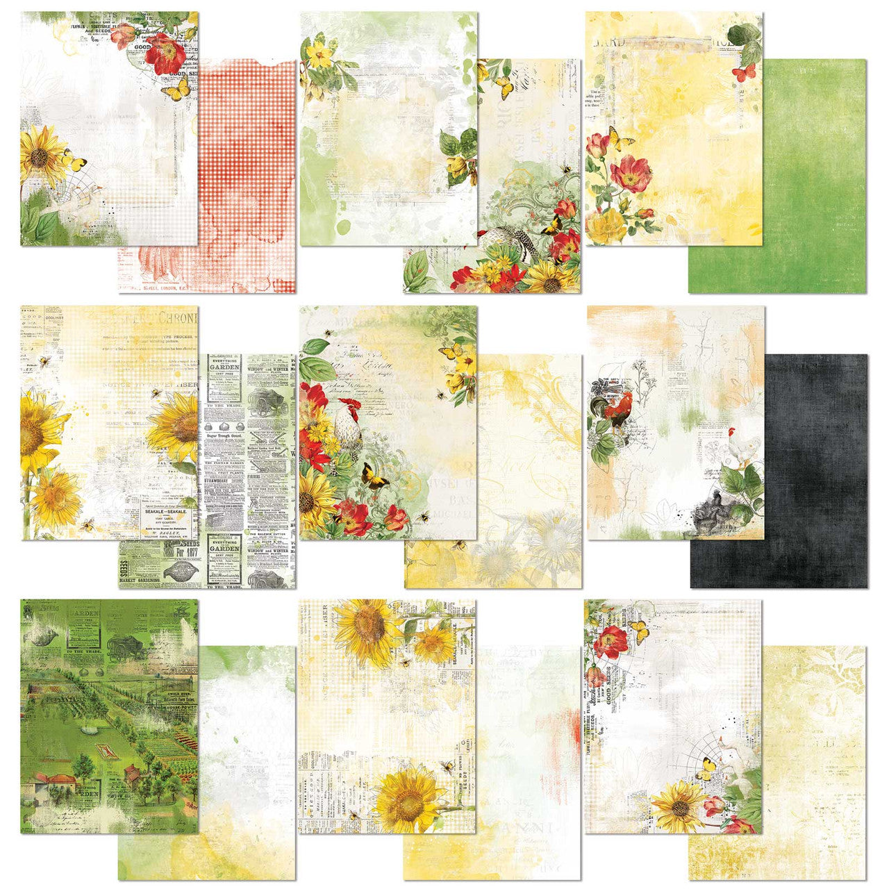 49 & Market Vintage Artistry Countryside 6 x 8 Collection Pack