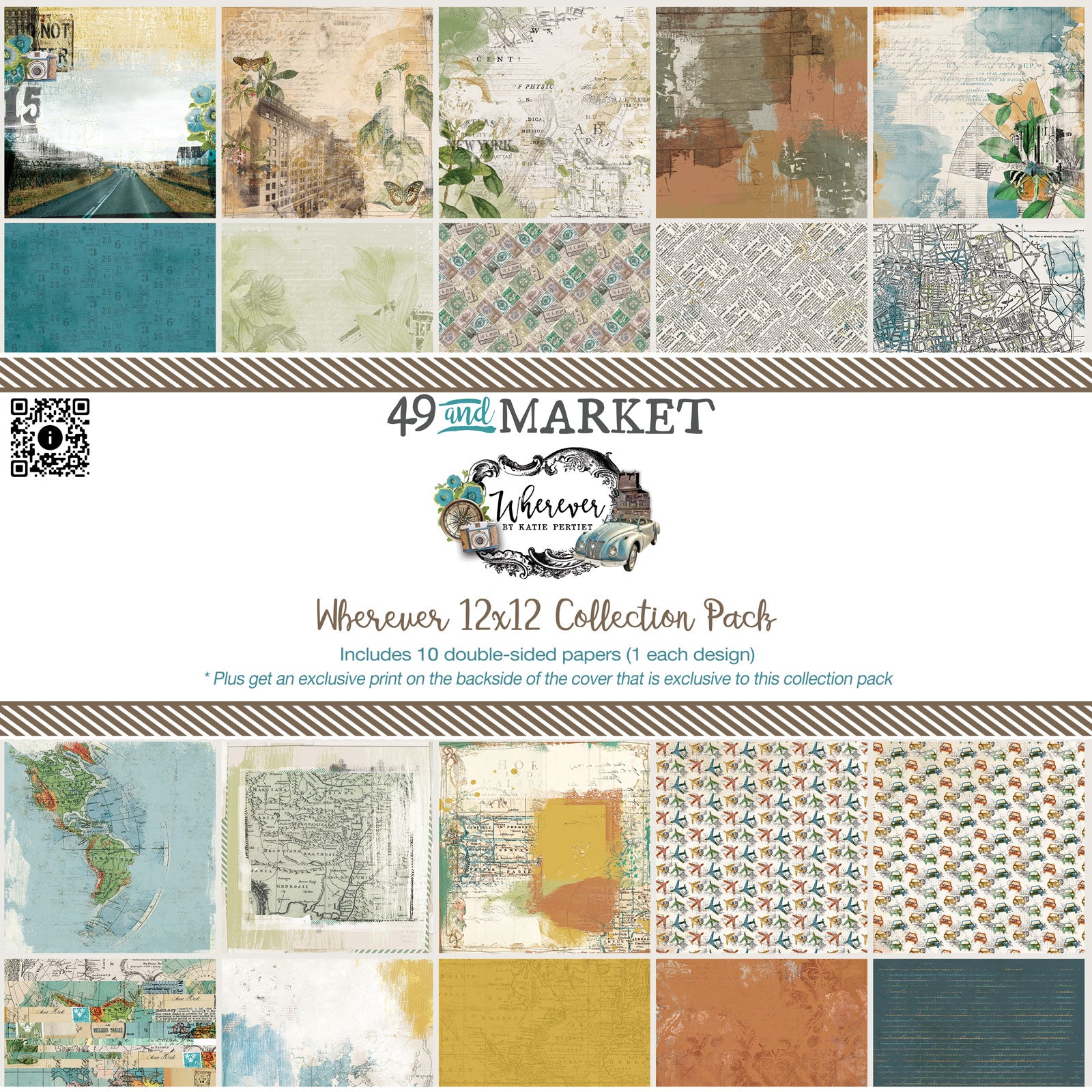 49 and Market Collection Pack 12 inchx12 inch-Nature Study