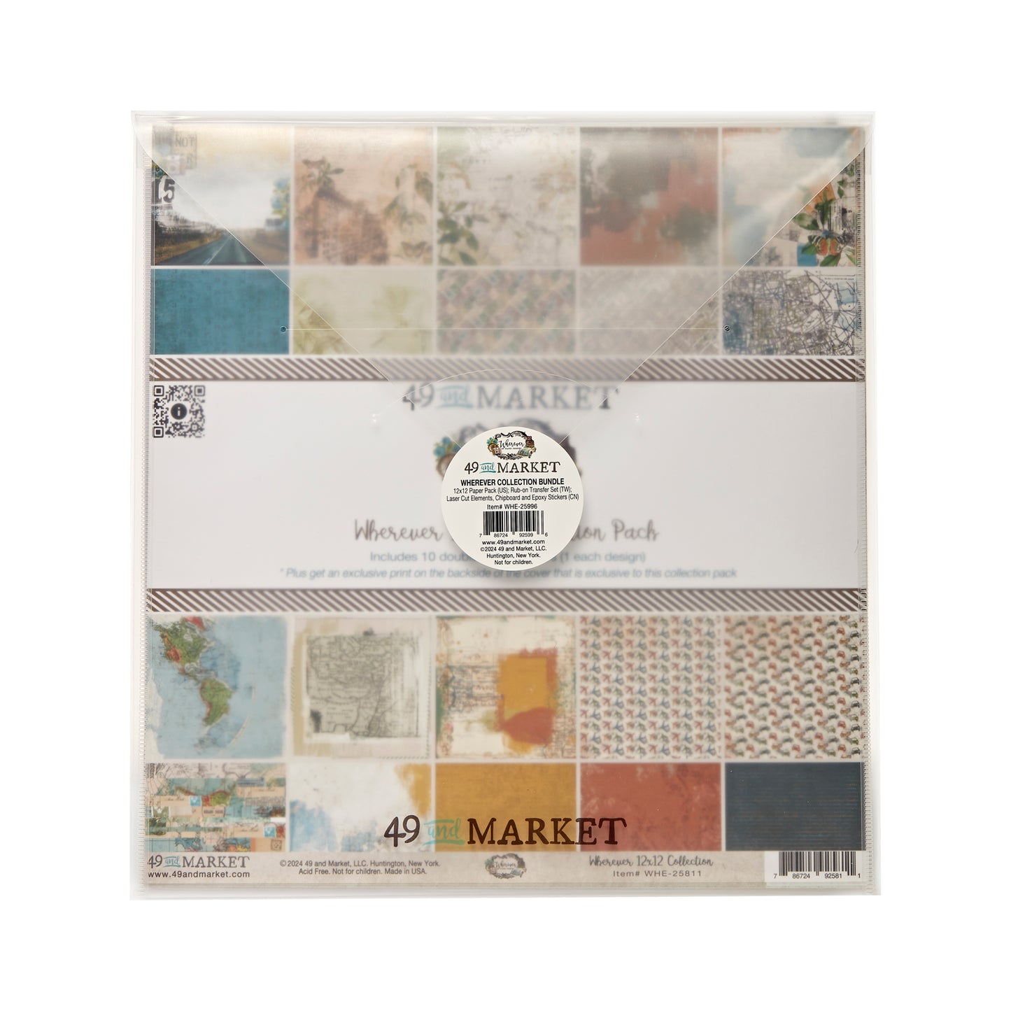 49 & Market Wherever Collection Bundle with Chipboard