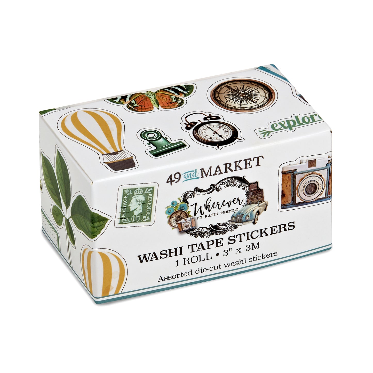 49 & Market Wherever Washi Sticker Roll