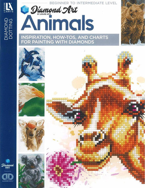 Cuadros de pintura de animales con arte de diamantes y libro de ideas