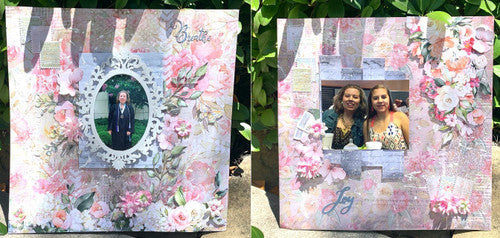 Kreative Kreations "Breathe Joy" lay-out van 2 pagina's feat. 49 & Markt (virtuele klasse 7)