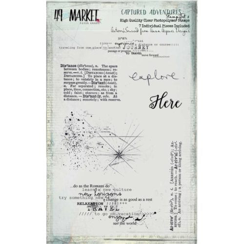 Juego de sellos 49 y Market Captured Adventures