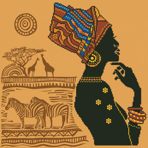 Elegancia africana Diamond Dotz