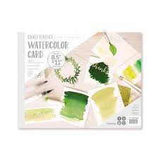 Bloc de tarjetas Tonic Craft Perfect para acuarela, 8,5" x 11"