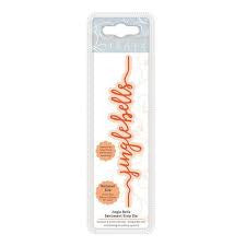 Tonic Studios Sentiment Strips Jingle Bells Die Set